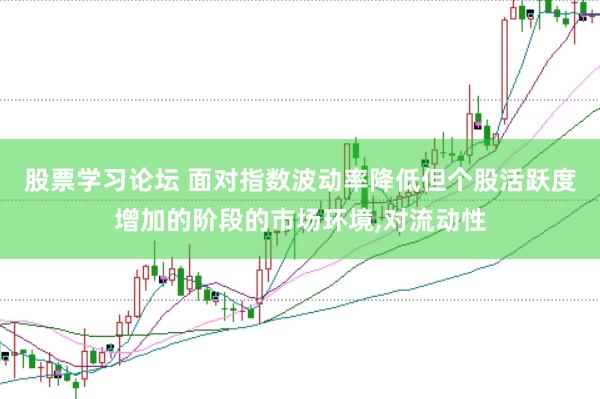 股票学习论坛 面对指数波动率降低但个股活跃度增加的阶段的市场环境，对流动性